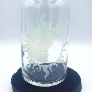 Sun Moon Color Changing Glass Cup, Beer Glass Can, Glass Coffee Cup, Soda Glass